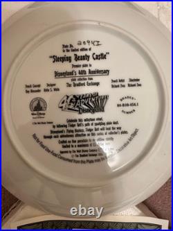 13 Plate Set 40th Anniversary Disneyland 1955-1995 Bradford Exchange Collector