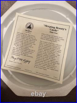 13 Plate Set 40th Anniversary Disneyland 1955-1995 Bradford Exchange Collector