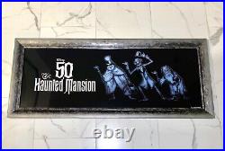 16x40 Haunted Mansion 50th Anniversary Target End Cap Display Framed Disneyland 16x40 Haunted Mansion 50th Anniversary Target End Cap Display Framed Disneyland