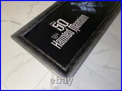 16x40 Haunted Mansion 50th Anniversary Target End Cap Display Framed Disneyland 16x40 Haunted Mansion 50th Anniversary Target End Cap Display Framed Disneyland