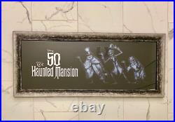 16x40 Haunted Mansion 50th Anniversary Target End Cap Display Framed Disneyland 16x40 Haunted Mansion 50th Anniversary Target End Cap Display Framed Disneyland