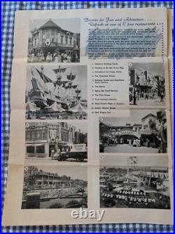 1955-1956 Disneyland First Anniversary Souvenir Pictorial Authentic Walt Disney