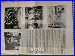 1955-1956 Disneyland First Anniversary Souvenir Pictorial Authentic Walt Disney