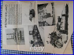 1955-1956 Disneyland First Anniversary Souvenir Pictorial Authentic Walt Disney