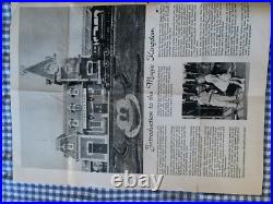1955-1956 Disneyland First Anniversary Souvenir Pictorial Authentic Walt Disney