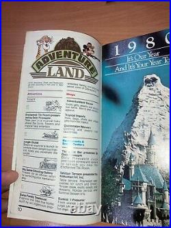 1980 25th Anniversary Disneyland Ticket Book With 3 E Ticket! Two set and guide
