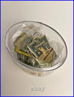 1990 Disneyland 35th Anniversary Shield Cast Member Disney Pin Set (8 Pins)