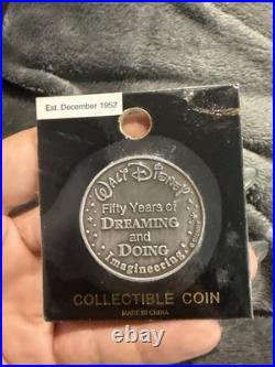 2002 WDI imagineering 50th Sorcerer Mickey 50 Years of Dreaming Coin Medallion