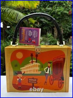 2005 Disneyland 50TH Anniversary SHAG Frontierland Wooden Cigar Box Purse NWT