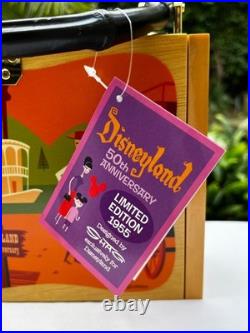 2005 Disneyland 50TH Anniversary SHAG Frontierland Wooden Cigar Box Purse NWT