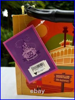 2005 Disneyland 50TH Anniversary SHAG Frontierland Wooden Cigar Box Purse NWT