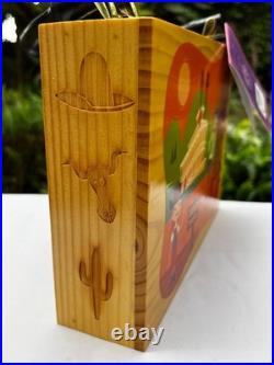 2005 Disneyland 50TH Anniversary SHAG Frontierland Wooden Cigar Box Purse NWT