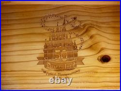 2005 Disneyland 50TH Anniversary SHAG Frontierland Wooden Cigar Box Purse NWT