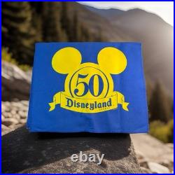 2005 Disneyland 50th Anniversary Crowd Control Rope Banner flag rare collectible
