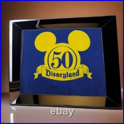 2005 Disneyland 50th Anniversary Crowd Control Rope Banner flag rare collectible