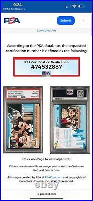 2005 Disneyland 50th Anniversary Mickey Mouse Minnie PSA 10 Gem Mint pop 1