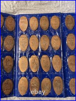 2005 Disneyland 50th Anniversary Pressed Penny Complete Set of 51 coins in book