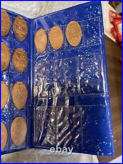 2005 Disneyland 50th Anniversary Pressed Penny Complete Set of 51 coins in book