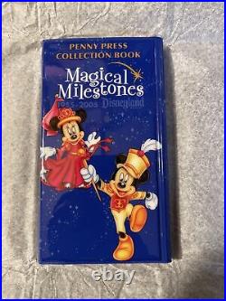 2005 Disneyland 50th Anniversary Pressed Penny Complete Set of 51 coins in book