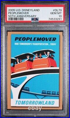 2005 UD Disneyland 50th Anniversary DL79 Peoplemover PSA 10 Gem Mint pop 6