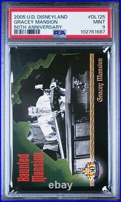 2005 U. D. Disneyland 50th Anniversary Gracey Mansion Die-cut #dl125 Psa 9, Pop 2