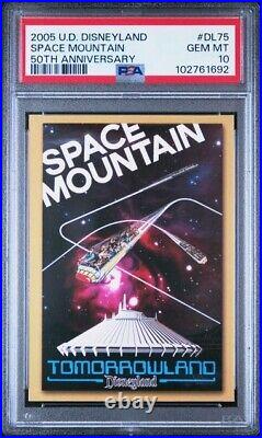 2005 U. D. Disneyland 50th Anniversary Space Mountain #dl75 Psa 10, Pop 4