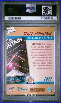 2005 U. D. Disneyland 50th Anniversary Space Mountain #dl75 Psa 10, Pop 4