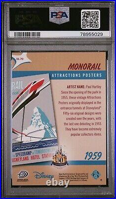 2005 Upper Deck Disneyland 50th Anniversary #DL-70 Monorail PSA 10