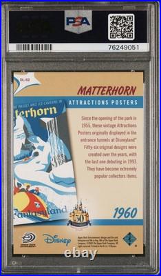 2005 Upper Deck Disneyland 50th Anniversary #DL-82 Matterhorn PSA 10