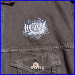 2009 Disneyland Haunted Mansion 40th Anniversary Denim Jacket XXL New WithO Tags