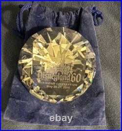 2015 Disneyland 60th Diamond Event Gift Ticket Pillow & Crystal Paperweight 2015 Disneyland 60th Diamond Event Gift Ticket Pillow & Crystal Paperweight