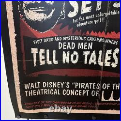 2017 Pirates Caribbean Disneyland 50th Anniversary NEW Poster 36x54 D23 Rare
