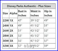 2020 Disney Disneyland 65th Anniversary Her Universe Dress Skirt Extra Large 3XL