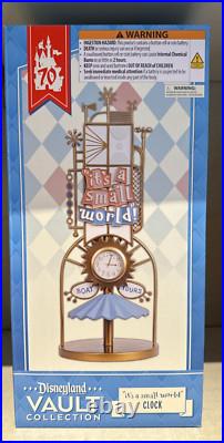 2025 DISNEYLAND 70TH ANNIVERSARY VAULT COLLECTIONS it's a small world CLOCK 2025 DISNEYLAND 70TH ANNIVERSARY VAULT COLLECTIONS it's a small world CLOCK