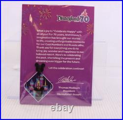 2025 Disneyland 70th Anniversary Cast Member Exclusive Celebrate Happy Pin