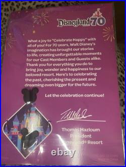 2025 Disneyland 70th Anniversary Cast Member Exclusive Celebrate Happy Pin