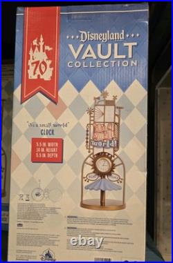 2025 Disneyland 70th Anniversary It's A Small World Clock Vault Collection-NEW
