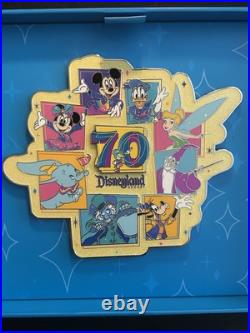 2025 Disneyland 70th Anniversary Jumbo Pin Mickey Friends LE 1000