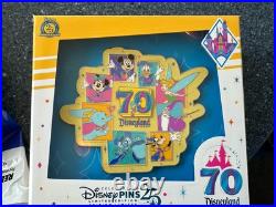 2025 Disneyland 70th Anniversary Jumbo Pin Mickey Friends Le1000 Disney 2025 Disneyland 70th Anniversary Jumbo Pin Mickey Friends Le1000 Disney