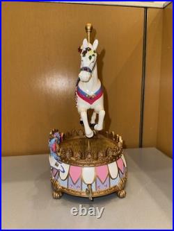 2025 Disneyland 70th Anniversary King Arthur Carrousel Musical Figurine NIB