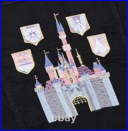 2025 Disneyland 70th Anniversary Sleeping Beauty Castle Denim Jacket L XL NEW