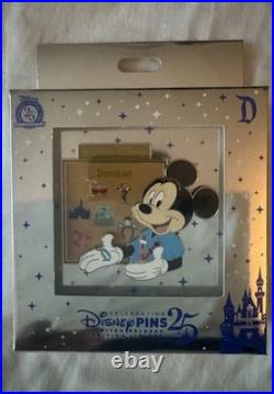 2025 Disneyland Hidden Disney 25th Anniversary Mickey Mouse Jumbo LR Pin