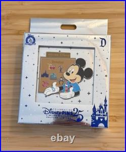 2025 Disneyland Hidden Disney Mickey Jumbo Pin Trading 25th Anniversary LR Pin