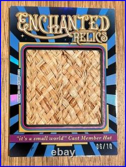 2025 TOPPS DISNEYLAND 70th Ann. Enchanted Relic It's a Small World Hat 6/10