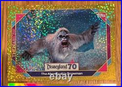 2025 TOPPS Disneyland 70th (5) Card Lot Gold Parallel /50 Castle Pirates Matter