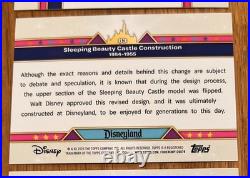 2025 TOPPS Disneyland 70th (5) Card Lot Gold Parallel /50 Castle Pirates Matter