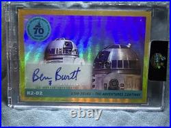 2025 Topps DisneyLand 70th Anniversary 1955 Icons Silver AUTO R2-D2 Ben Burtt