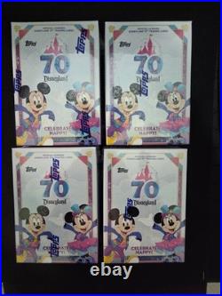 2025 Topps Disneyland 70th Anniversary Blaster Boxes Lot of 4 SEALED UNOPENED