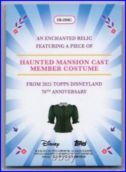 2025 Topps Disneyland 70th Anniversary Enchanted Relics Haunted Mansion 34/55