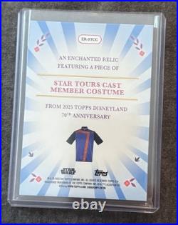 2025 Topps Disneyland 70th Anniversary Enchanted Relics Star Tours Costume 70/70